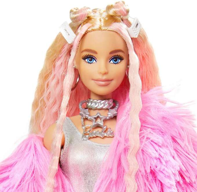 Barbie Ekstra Pink Coat Dukke version 3