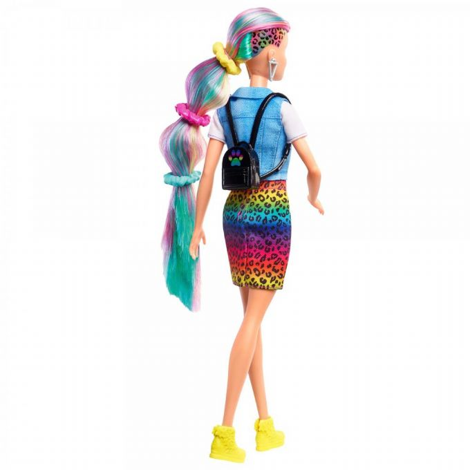 Barbie Leopard Rainbow Hrdukke version 3