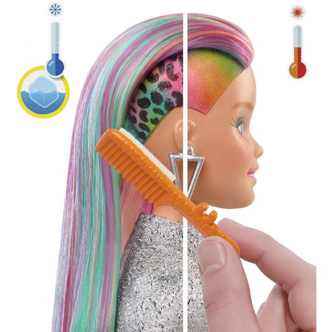 Barbie Leopard Rainbow Hair Doll version 4
