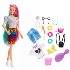 Barbie-Leopard-Regenbogen-Haar