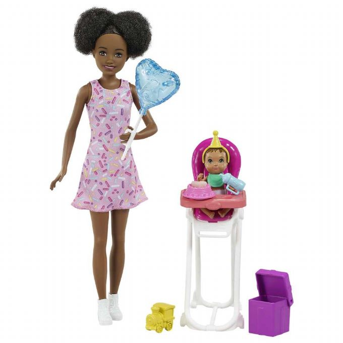 Se Barbie Skipper Birthday Playset Dukke hos Eurotoys