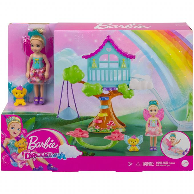 Barbie Dreamtopia Lekesett med trehus version 2