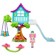 Barbie Dreamtopia -leikkisetti puutalolla