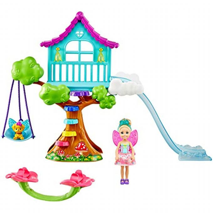 Barbie Dreamtopia Playset with wooden house version 1