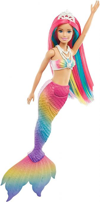 Se Barbie Dreamtopia Rainbow Magic Havfrue hos Eurotoys