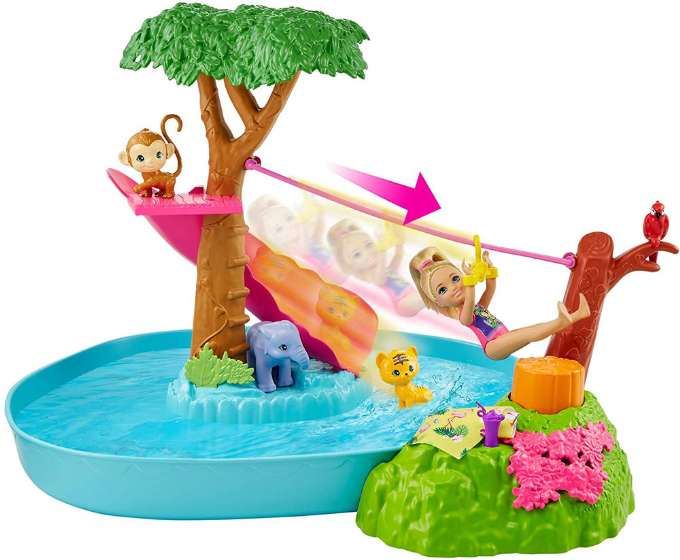 Barbie Jungle River -leikkisetti version 4