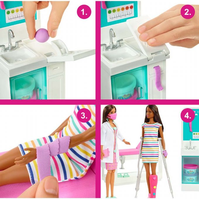 Barbie Fast Cast Clinic Playset version 4