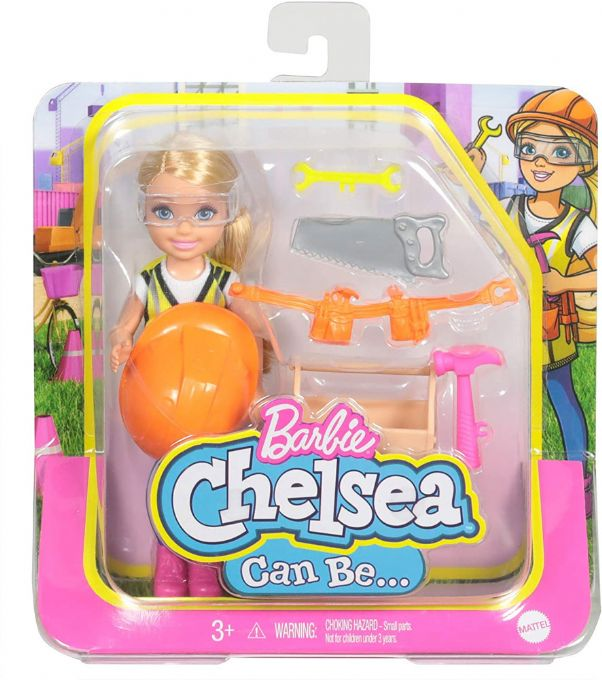 Barbie Chelsea Construction Worker docka version 2