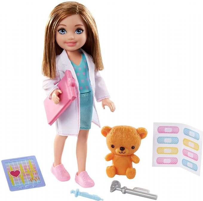 Barbie Chelsea Doctor docka version 1
