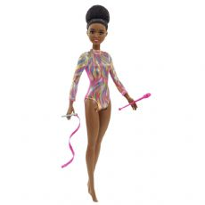 Barbie-rytminen voimistelija Brunette-nukke