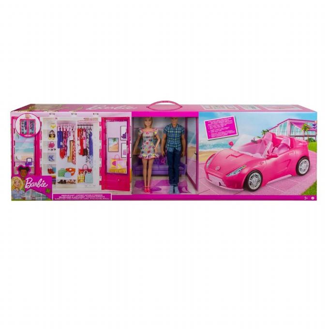 Barbie Doll Cabriolet og garderobeskap version 2