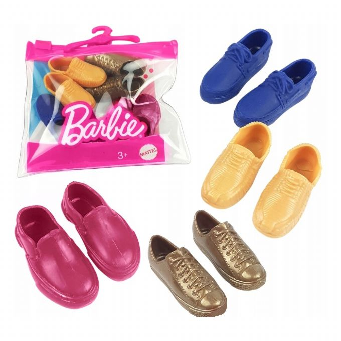 Barbie Fashion Ken Shoes 4 pairs version 1