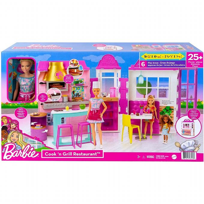 Barbie -nukke ravintolan kanssa version 2