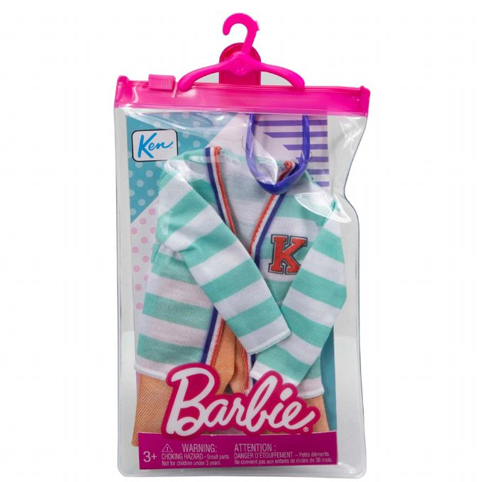 Barbie Ken Striped Puser -vaatesarja version 2
