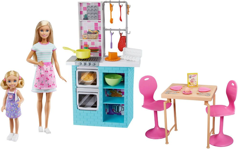 Barbie Chelsea bakelekesett Barbie bakeriklubb chelsea lekesett HBX03