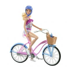 Barbiedocka p cykel