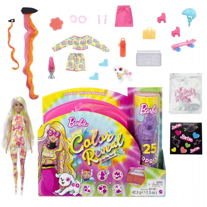 Barbie Color Reveal Totally Neon Dukke