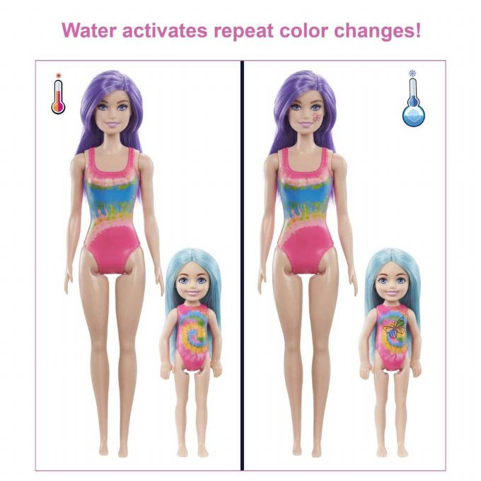 Barbie Color Change Tie Dye Fa version 6