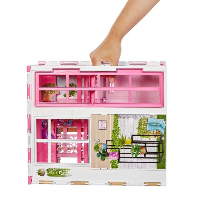 Barbie dukkehus med tilbehr version 4