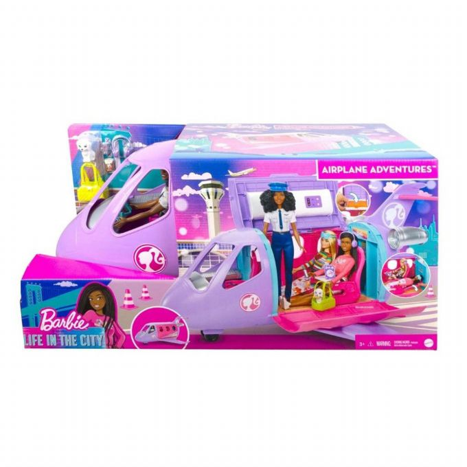 Barbie Flyvemaskine med dukke version 2