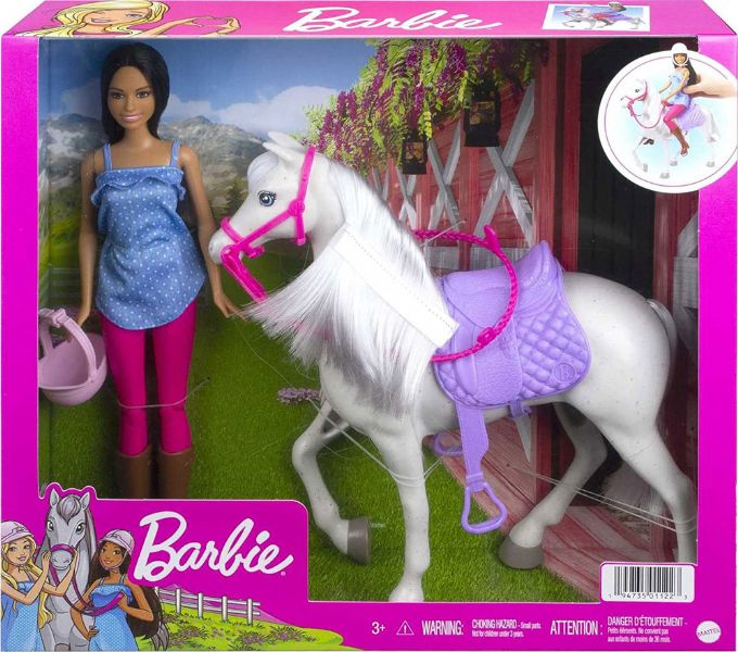 Barbie med hst version 2