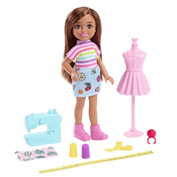 Barbie Chelsea -muotisuunnittelija-nukke version 3