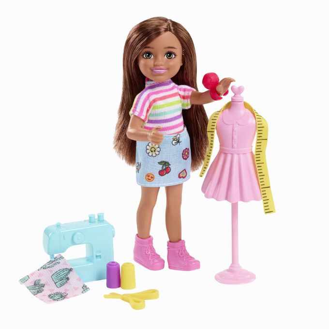 Barbie Chelsea -muotisuunnittelija-nukke version 1