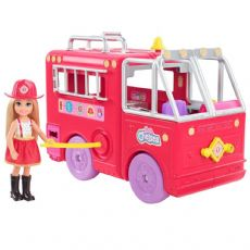 Barbie Chelsea Fire Truck Playset