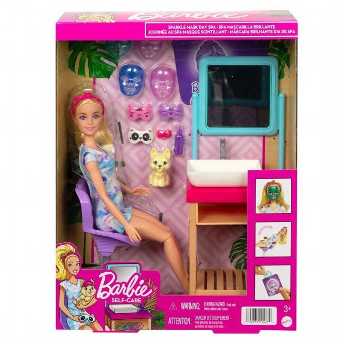 Barbie Sparkle Mask Day Spa Playset version 2
