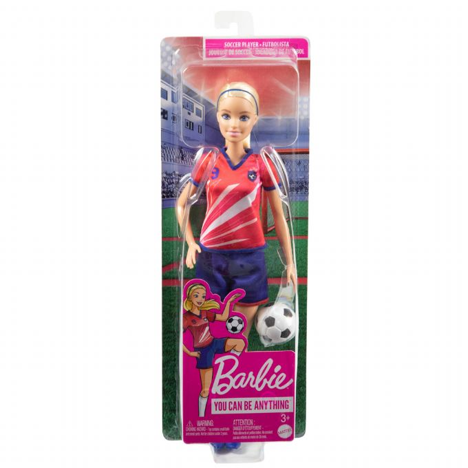 Barbie-jalkapalloilija-nukke version 2