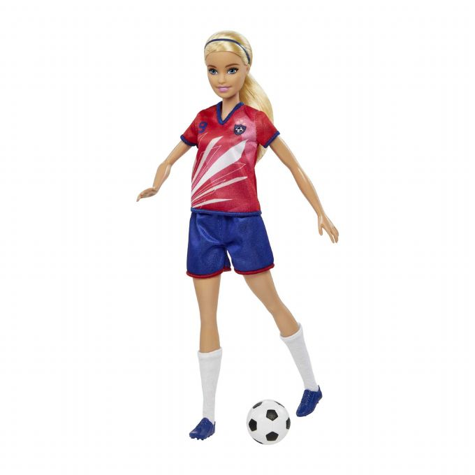 Barbie-jalkapalloilija-nukke version 3