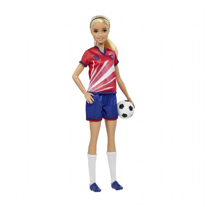 Barbie-jalkapalloilija-nukke version 1