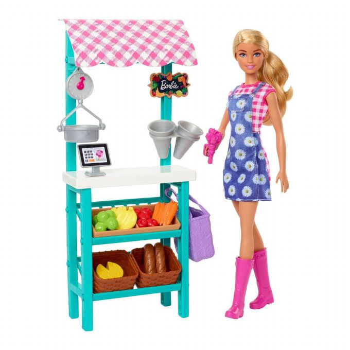 Billede af Barbie Farmers Market Playset