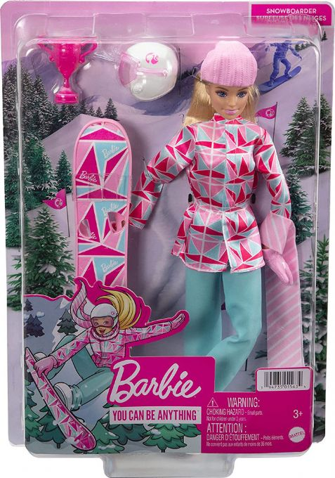 Barbie Snowboarder-Puppe version 2