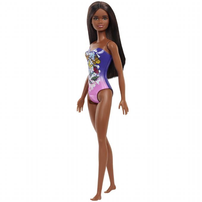 Barbie badedrakter lilla dukke version 2
