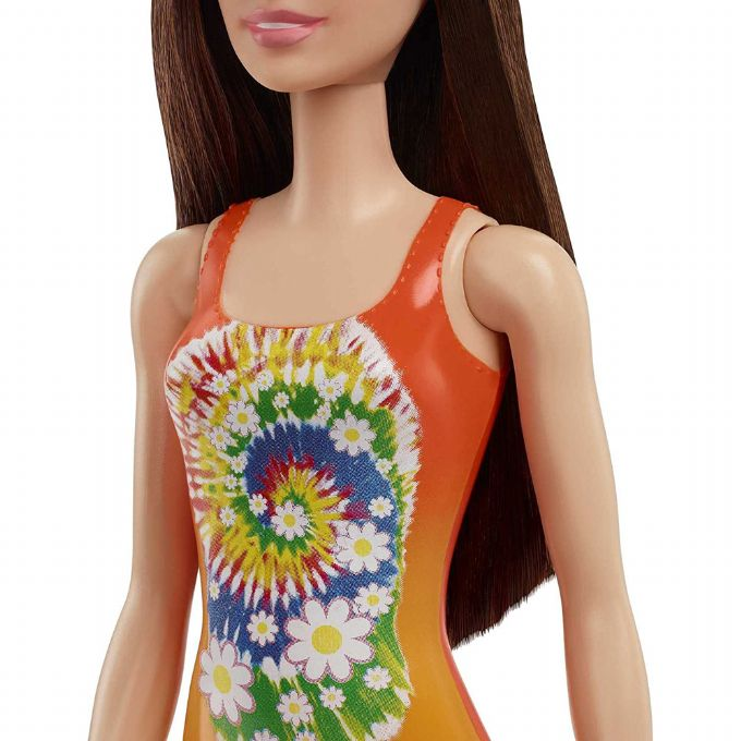 Barbie baddrkter orange docka version 3
