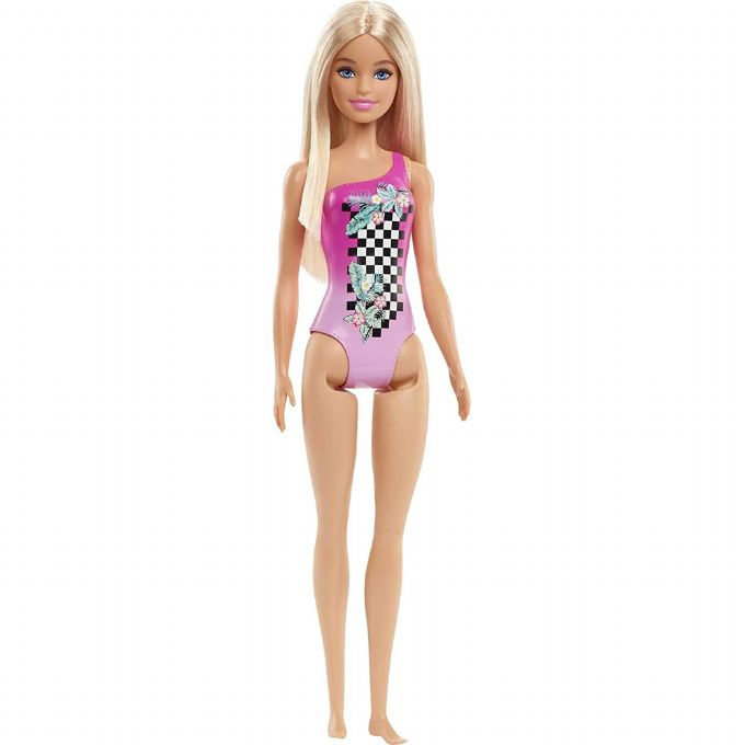 Barbie-uimapuvut vaaleanpunainen nukke version 1