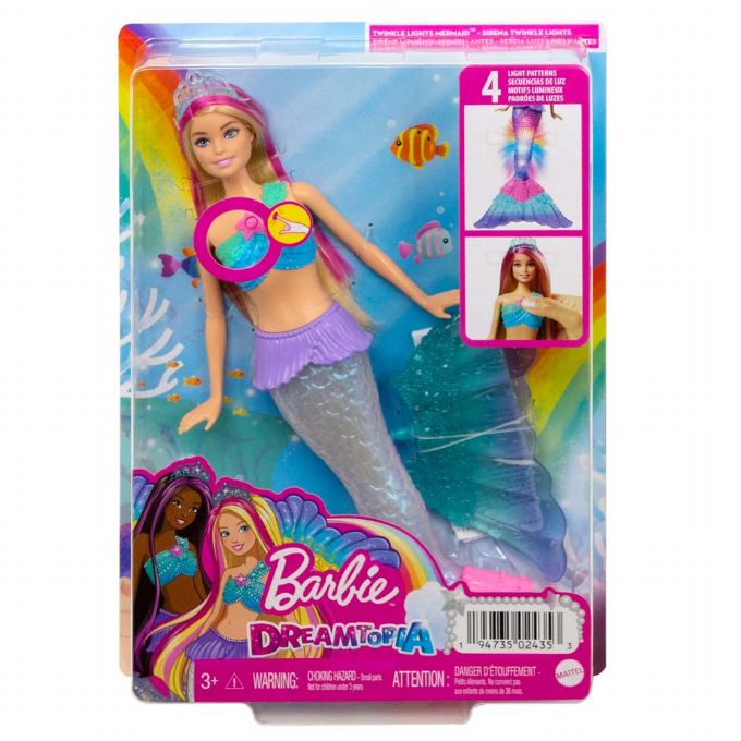 Barbie Dreamtopia Twinkle Lights Havfrue version 2