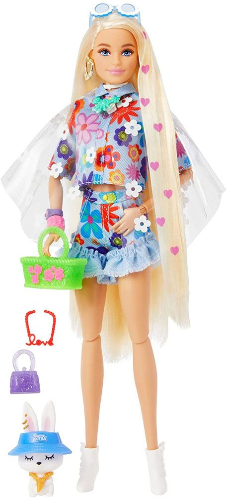 Barbie Ekstra Floral Dukke