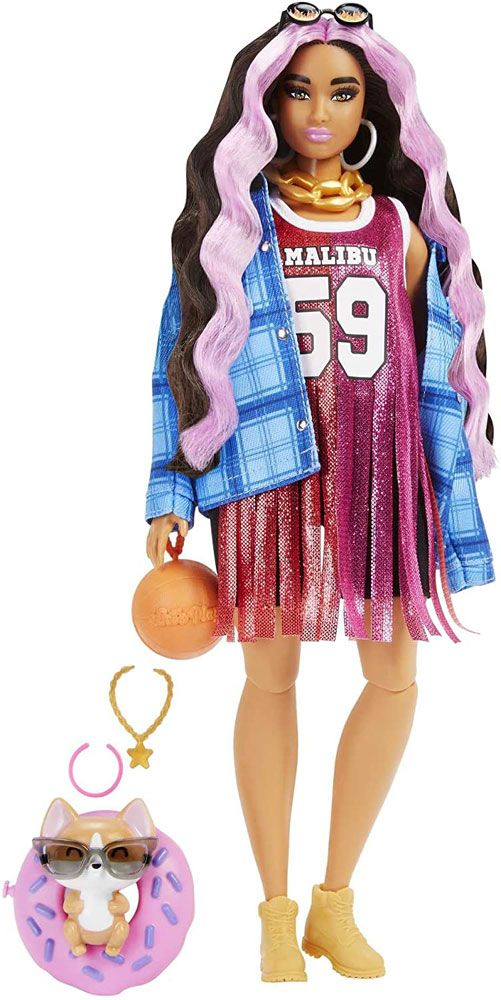 Barbie Ekstra Basketball Jersey Dukke