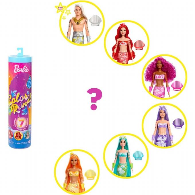 Barbie Color Reveal Rainbow Mermaid version 3