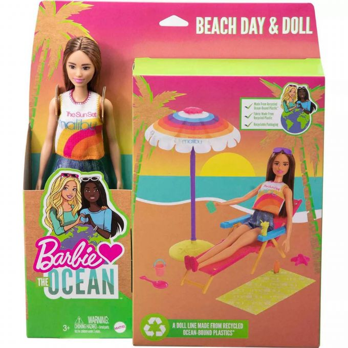 Barbie Loves the Ocean -leikkisetti nuken kanssa version 2