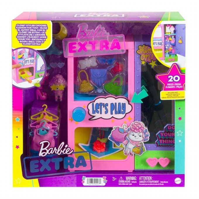 Barbie Extra Fashion Closet Playset version 2