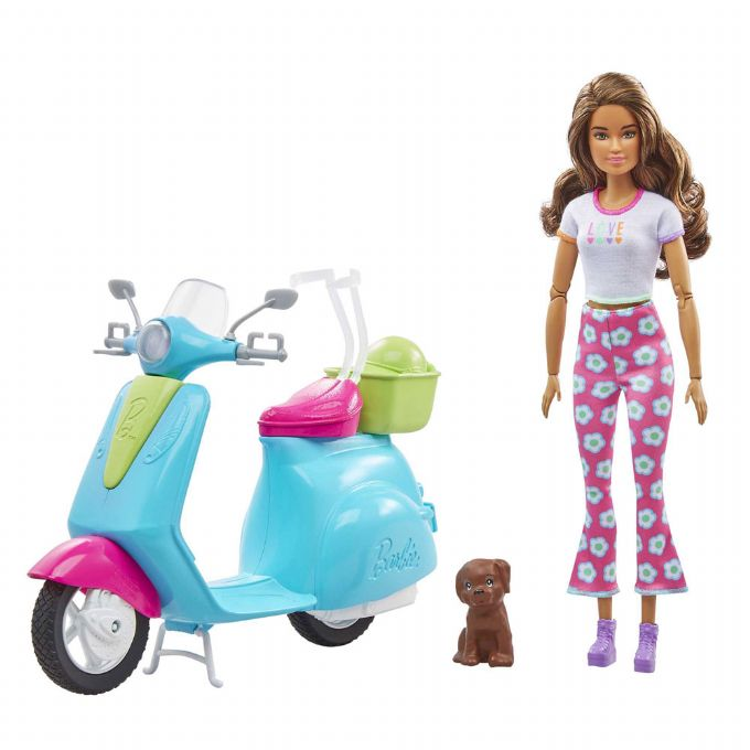 Barbie Scooter med Dukke version 3