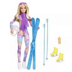 Barbie-talviurheilunukke suksilla