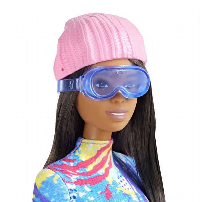 Barbie vintersportsdukke med slede version 3