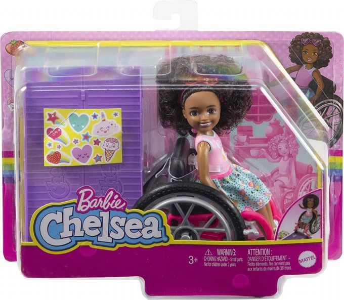 Barbie Chelsea i rullestolbrunett version 2
