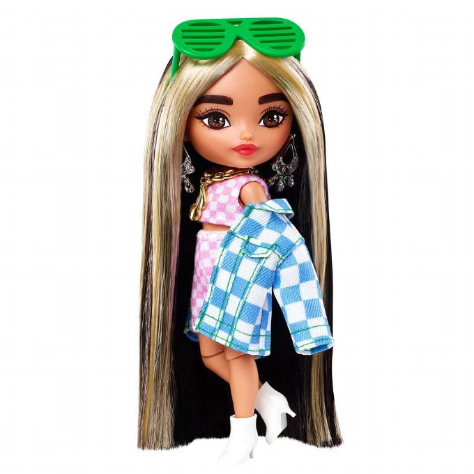Barbie Extra Mini Rutig Jacka Doll version 2