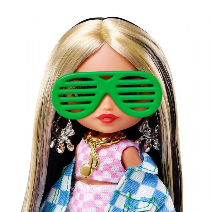 Barbie Extra Mini Rutig Jacka Doll version 3