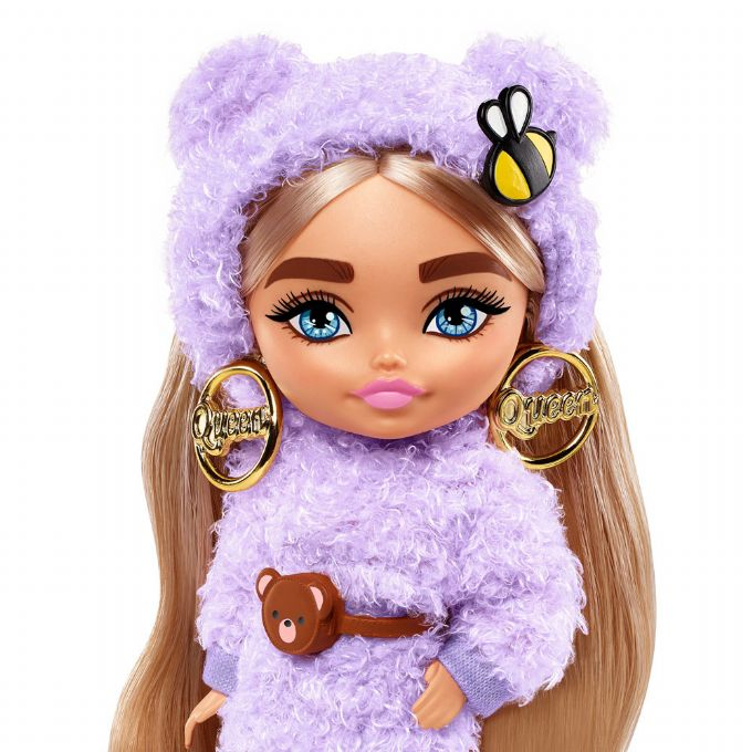 Barbie Extra Mini Fluffy Purple Doll version 3
